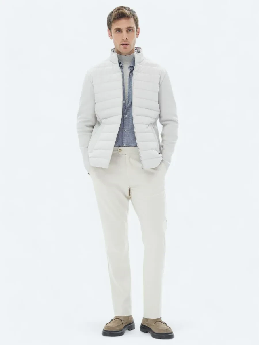 Taş Regular Fit Dik Yaka Casual Dokuma Mont - 2