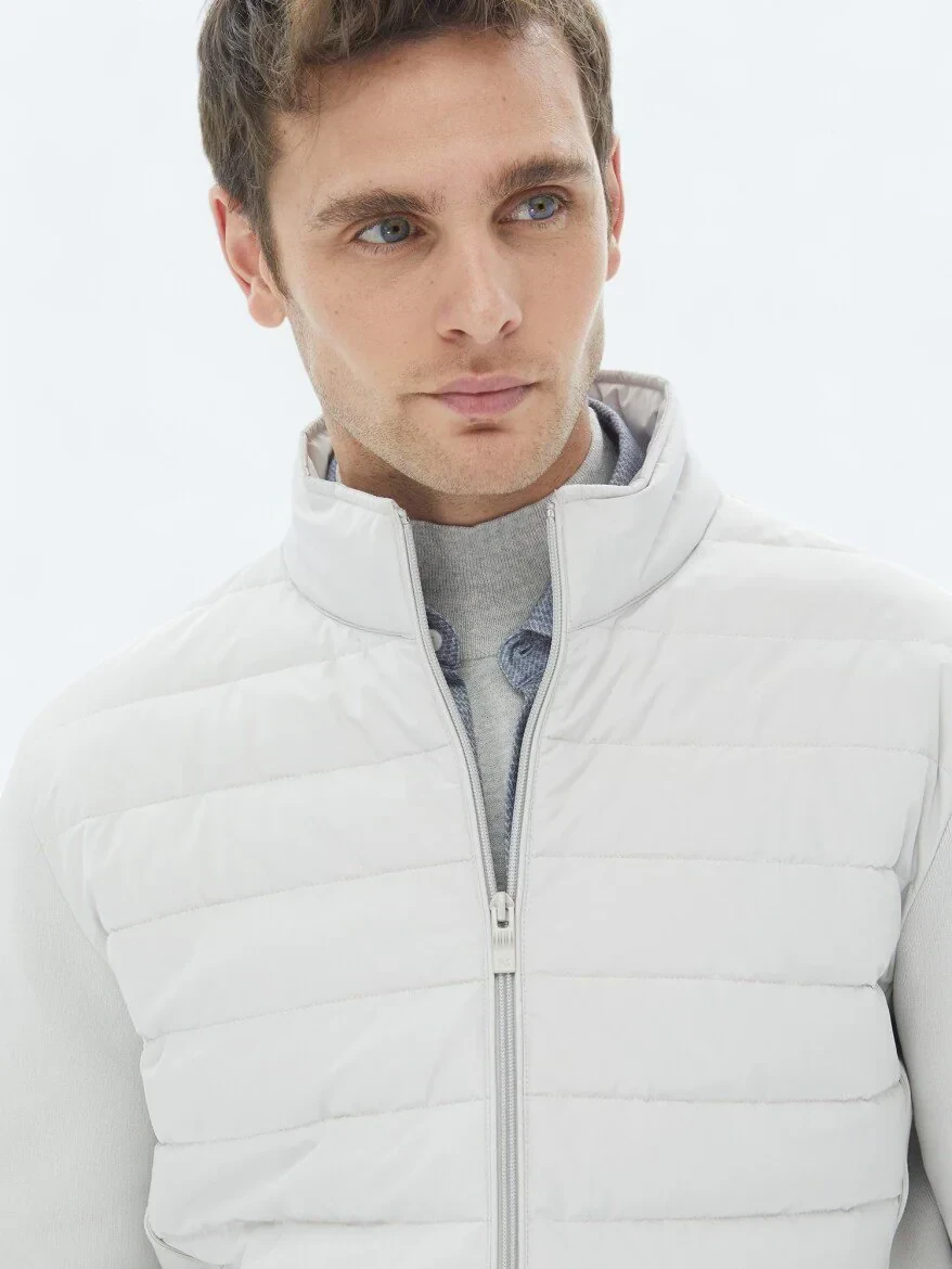 Taş Regular Fit Dik Yaka Casual Dokuma Mont 