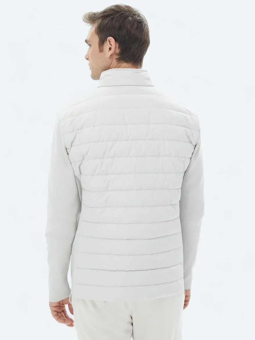 Taş Regular Fit Dik Yaka Casual Dokuma Mont - 6