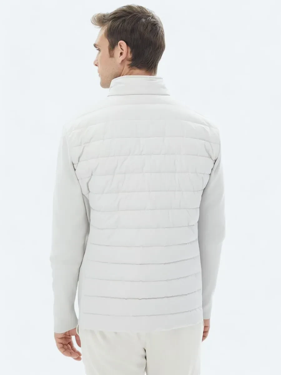 Taş Regular Fit Dik Yaka Casual Dokuma Mont - 6