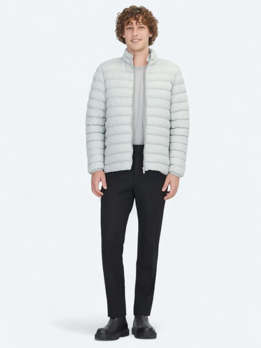 Taş Regular Fit Dik Yaka Casual Dokuma Mont - 2