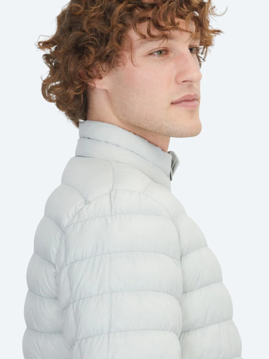 Taş Regular Fit Dik Yaka Casual Dokuma Mont - 5