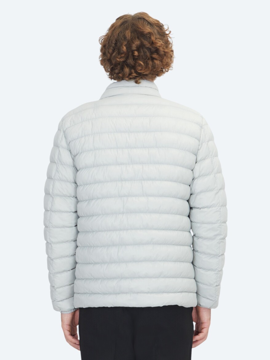 Taş Regular Fit Dik Yaka Casual Dokuma Mont - 6