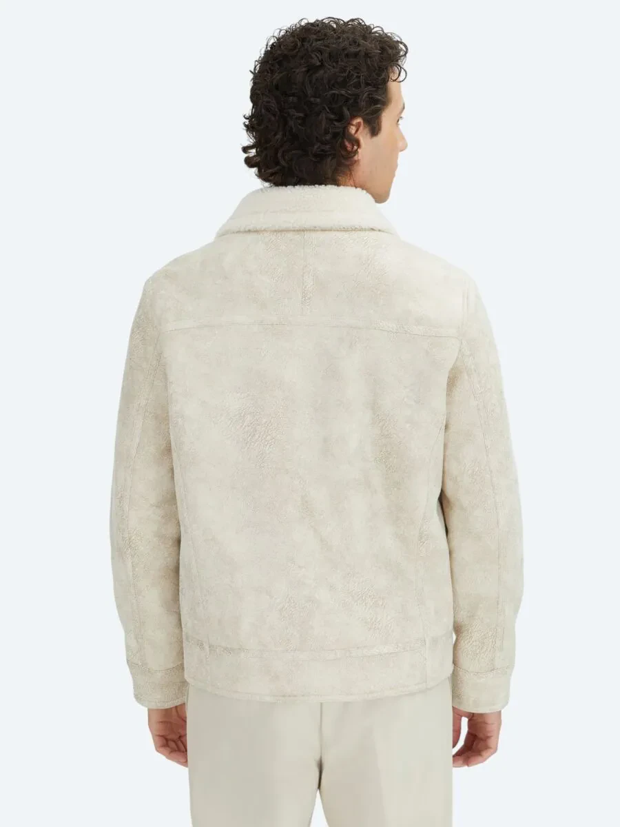 Taş Regular Fit Gömlek Yaka Casual Dokuma Mont - 7