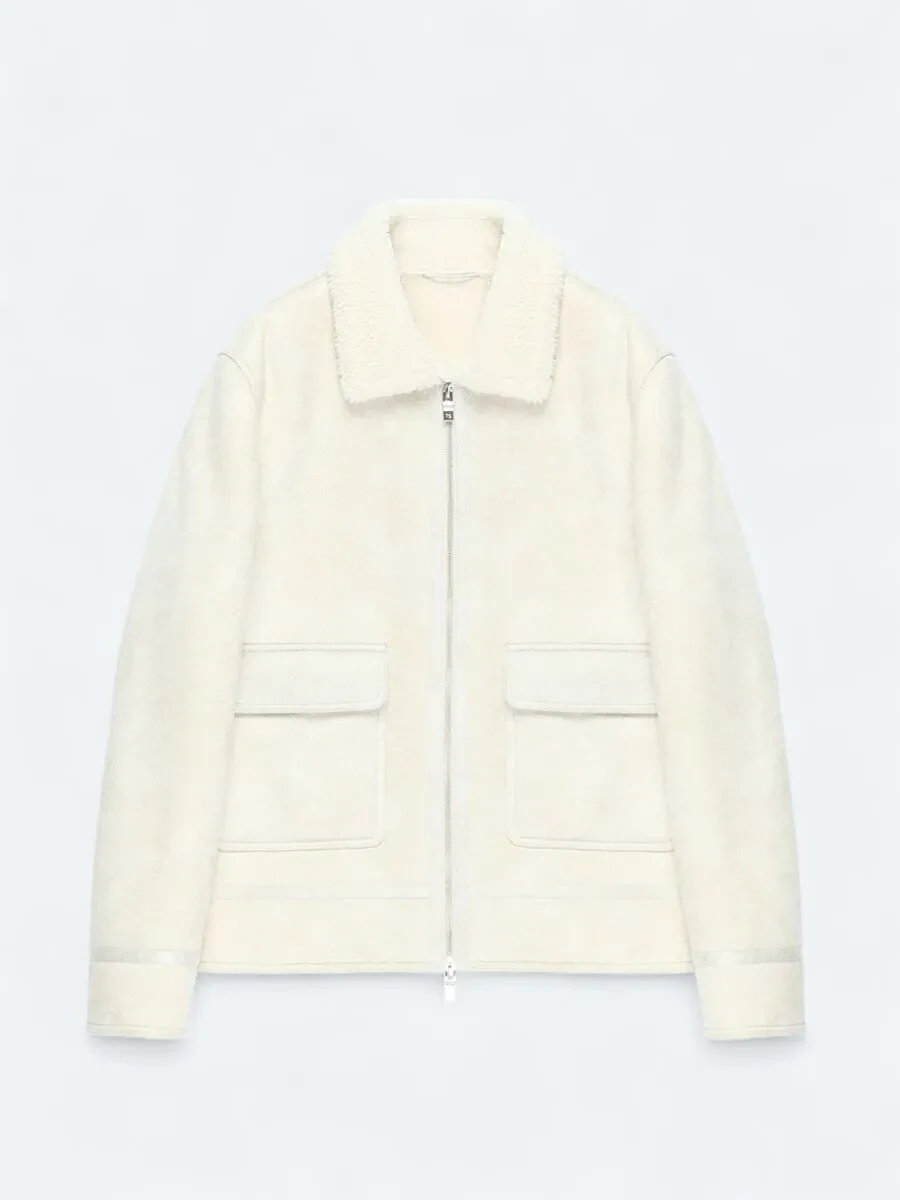 Taş Regular Fit Gömlek Yaka Casual Dokuma Mont - 8