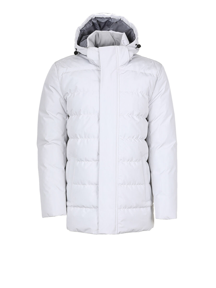 Taş Regular Fit Kapüşonlu Casual Dokuma Kaban - 7