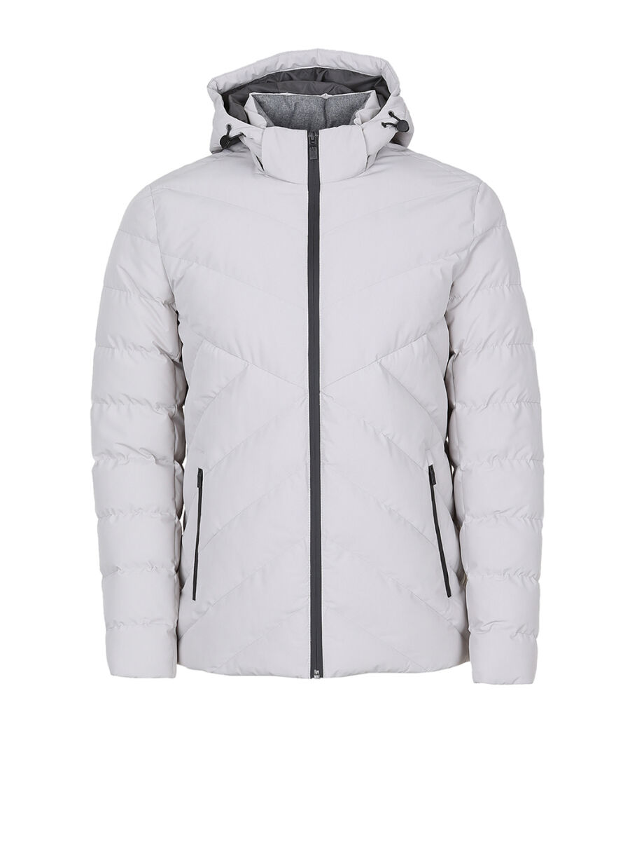 Taş Regular Fit Kapüşonlu Casual Dokuma Mont - 6