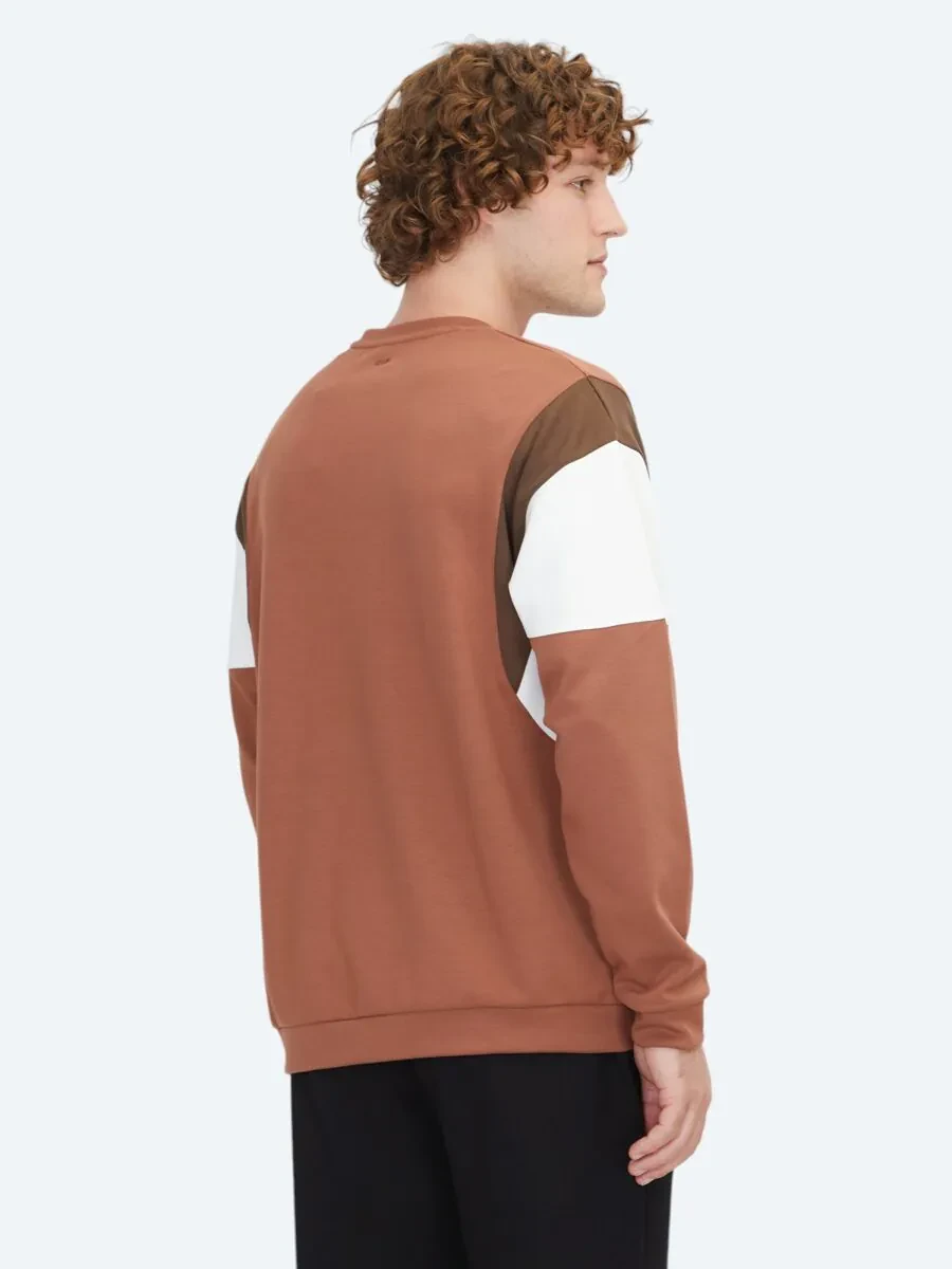 Tile Red Crew Neck Sweatshirt - 5