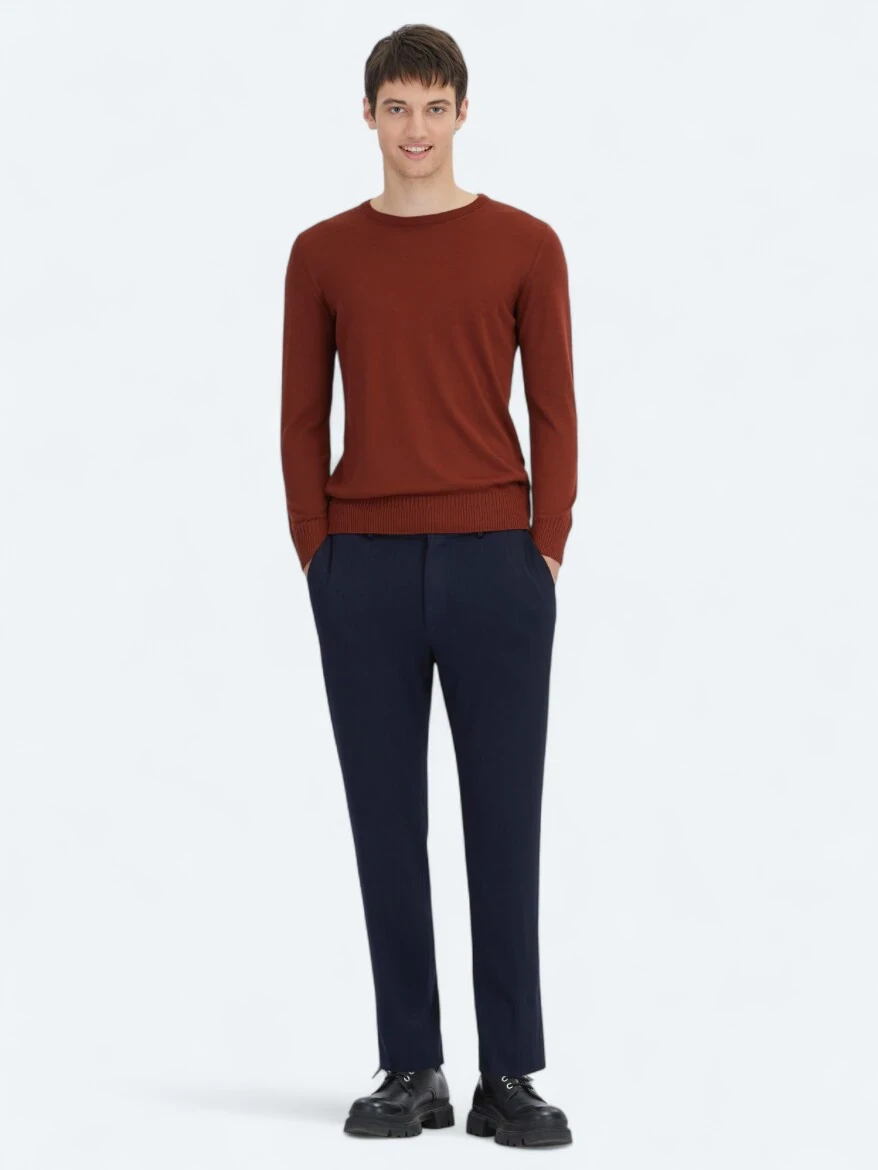 Tile Red Knitwear Sweatshirt - KİP