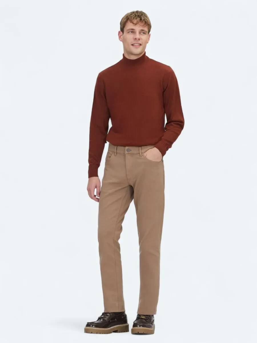 Tile Red Knitwear Sweatshirt - 2