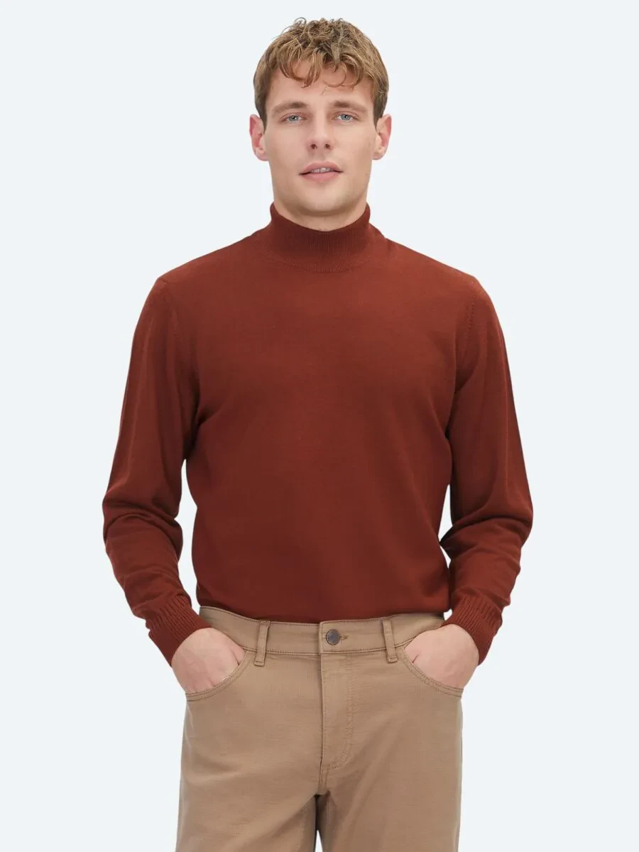 Tile Red Knitwear Sweatshirt - 1