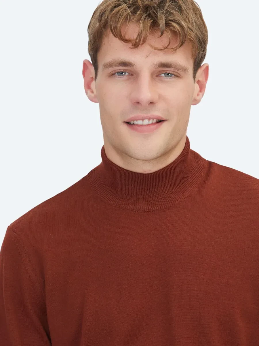Tile Red Knitwear Sweatshirt - 3