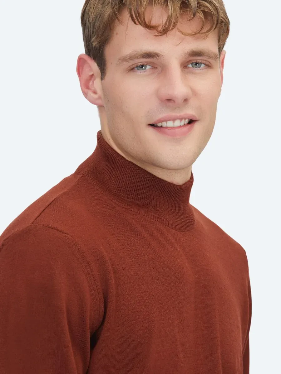 Tile Red Knitwear Sweatshirt - 4