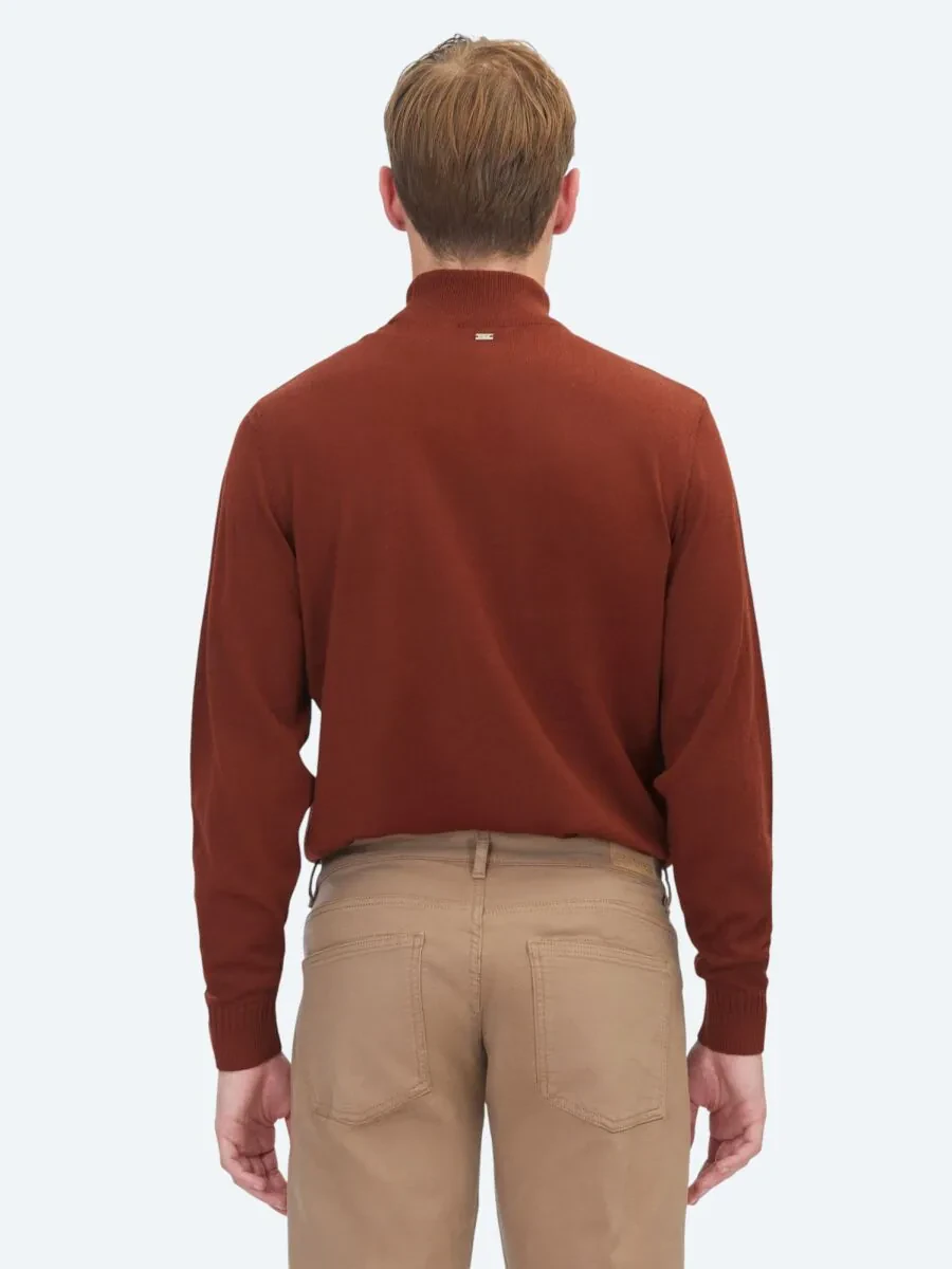 Tile Red Knitwear Sweatshirt - 5