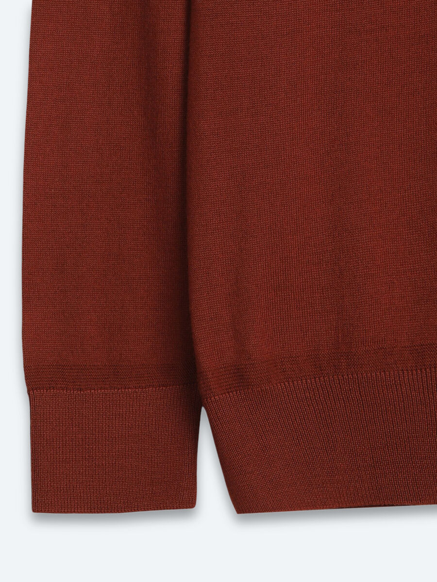 Tile Red Knitwear Sweatshirt - 9