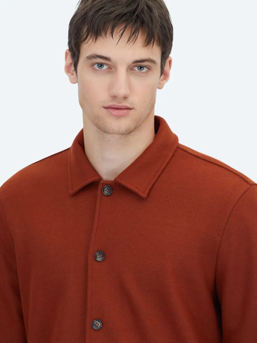 Tile Red Overshirt - 4