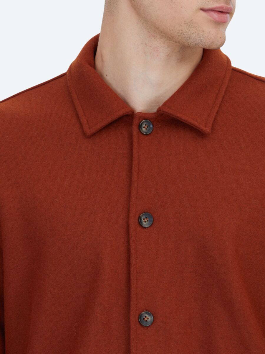 Tile Red Overshirt - 5