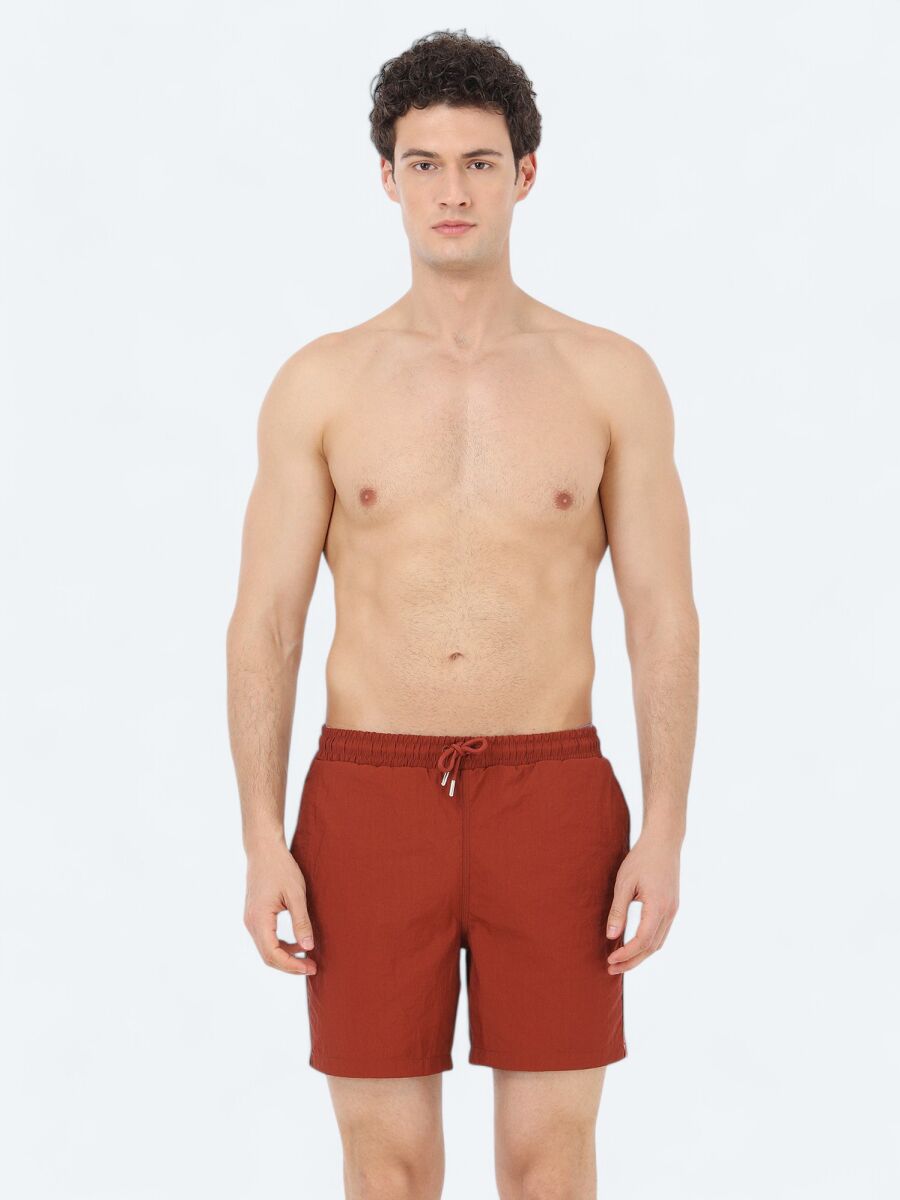 Tile Red Swimsuit - 7