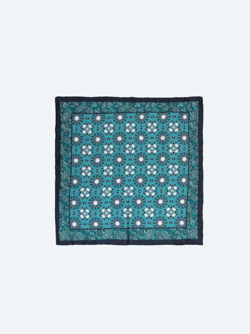 Turquoise Handkerchief 