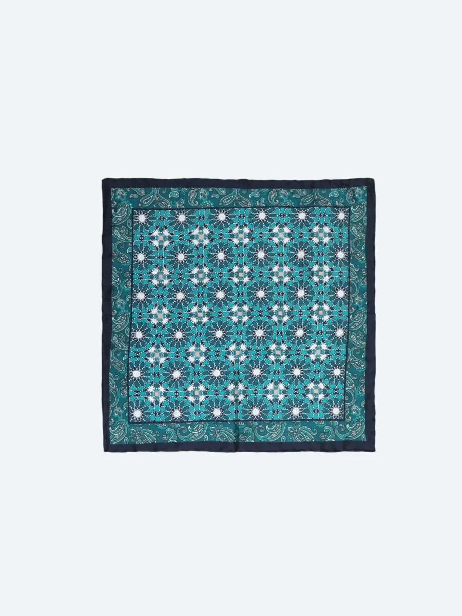 Turquoise Handkerchief - 1