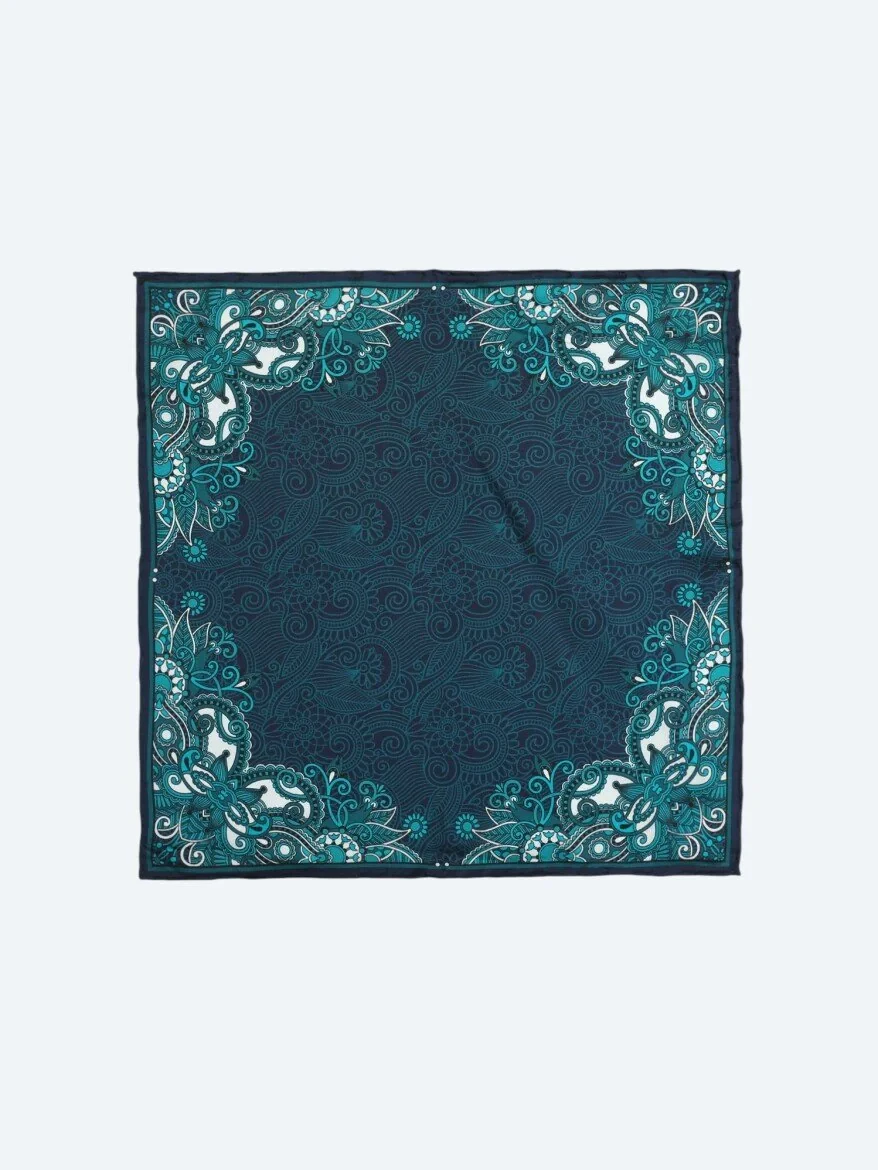 Turquoise Handkerchief - 1
