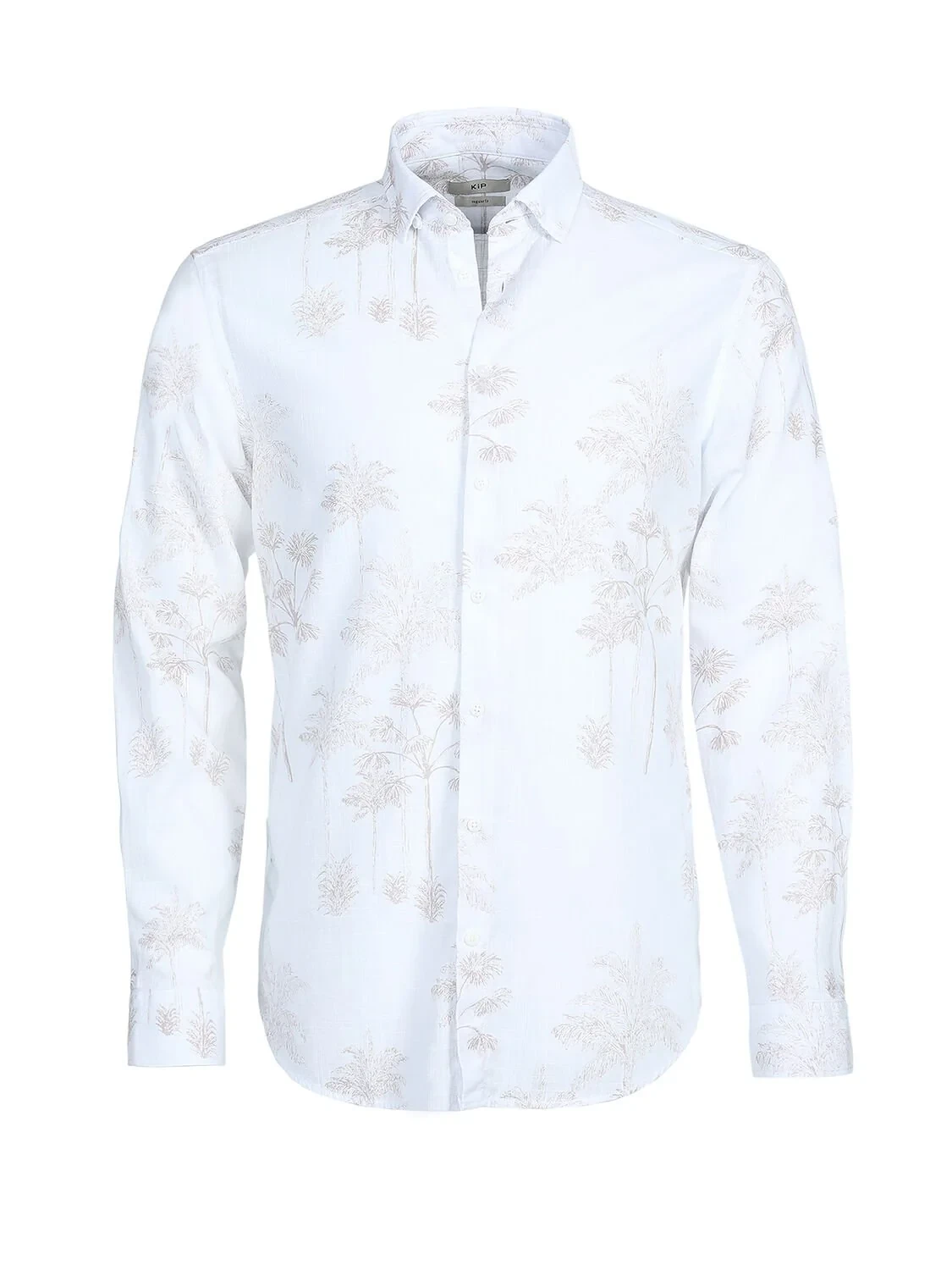Vizon Desenli Regular Fit Dokuma Casual %100 Pamuk Gömlek - 6