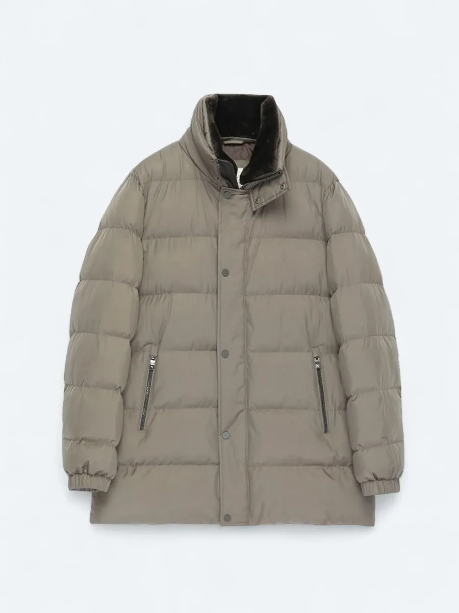 Vizon Dik Yaka Casual Dokuma Kaban - 9