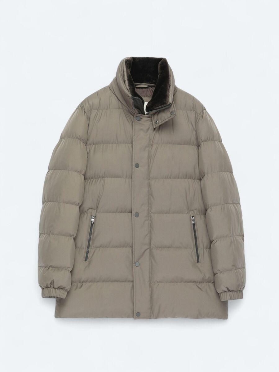 Vizon Dik Yaka Casual Dokuma Kaban - 9