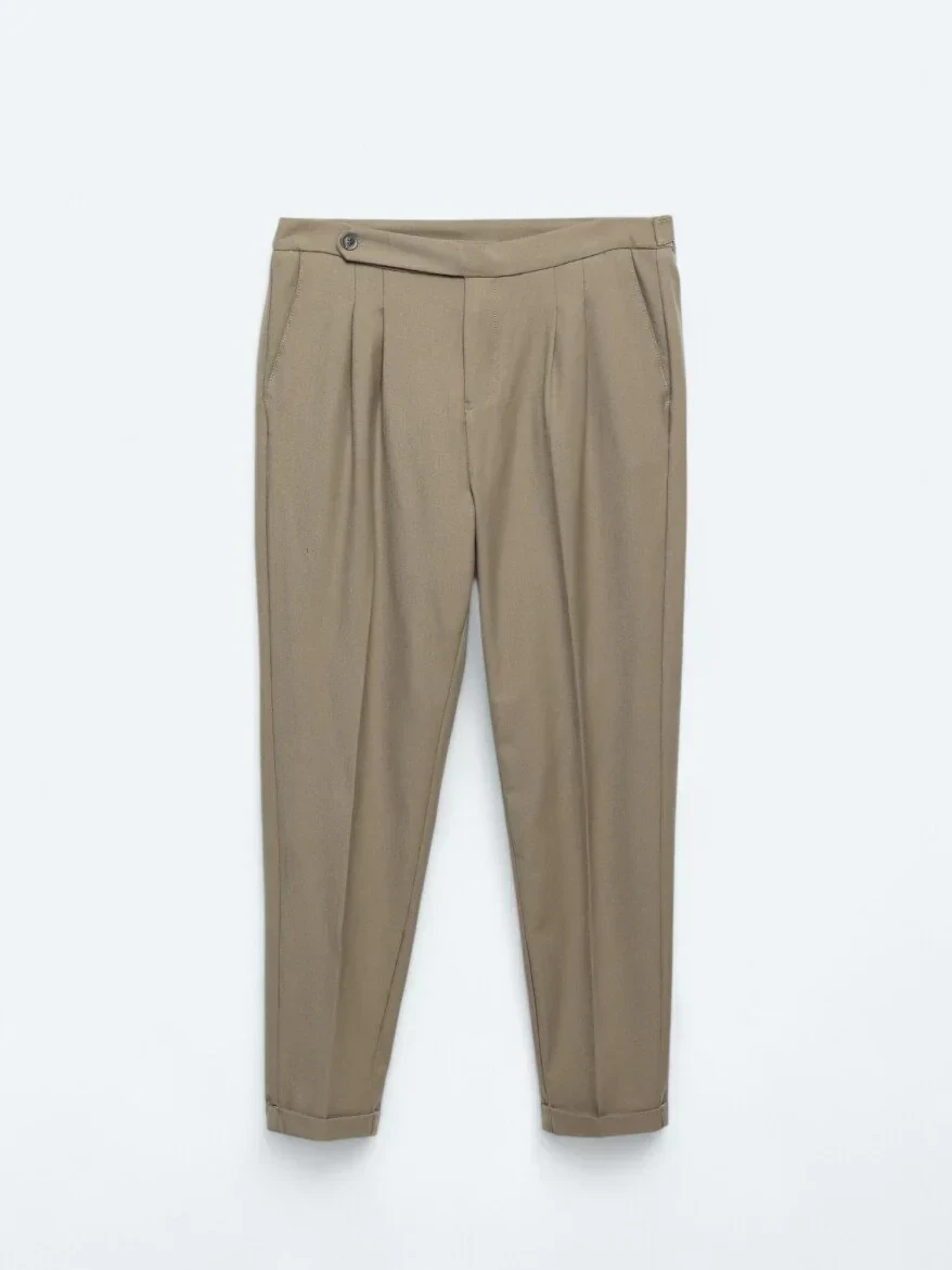 Vizon Dokuma Carrot Fit Casual Pantolon - 7