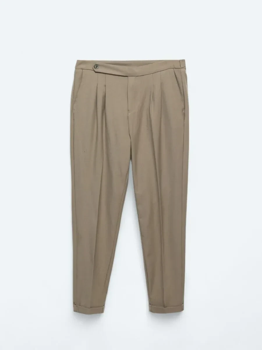 Vizon Dokuma Carrot Fit Casual Pantolon - 7