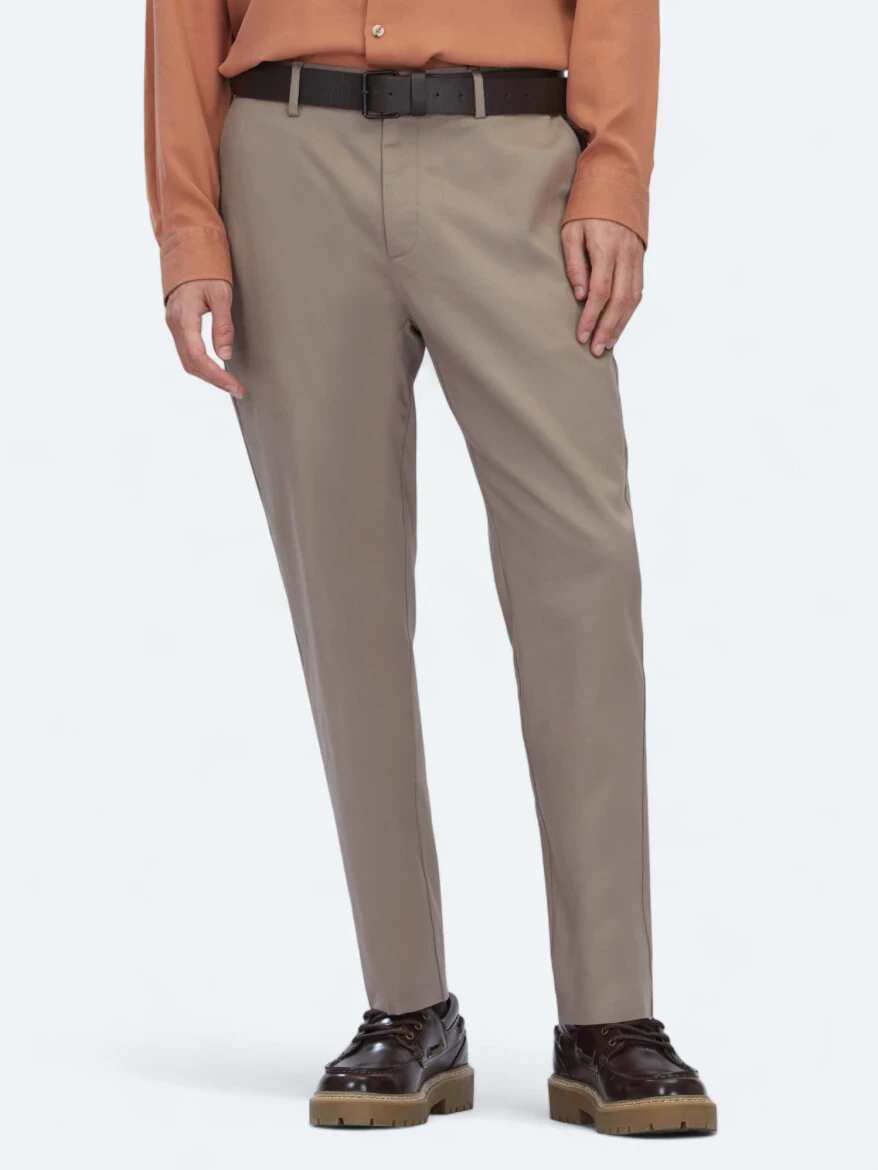 Vizon Dokuma Jogging Fit Casual Pamuk Karışımlı Pantolon - KİP