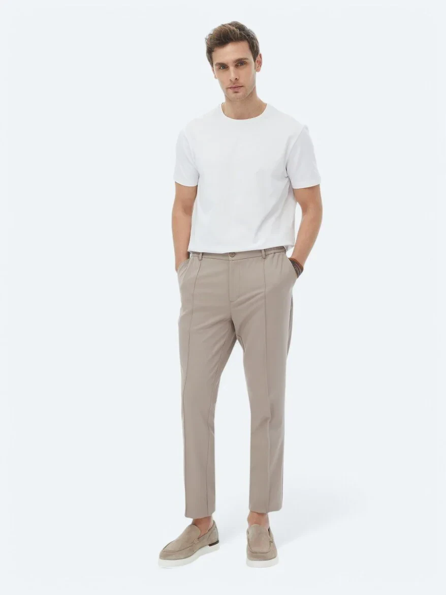 Vizon Dokuma Jogging Fit Casual Pantolon - 1
