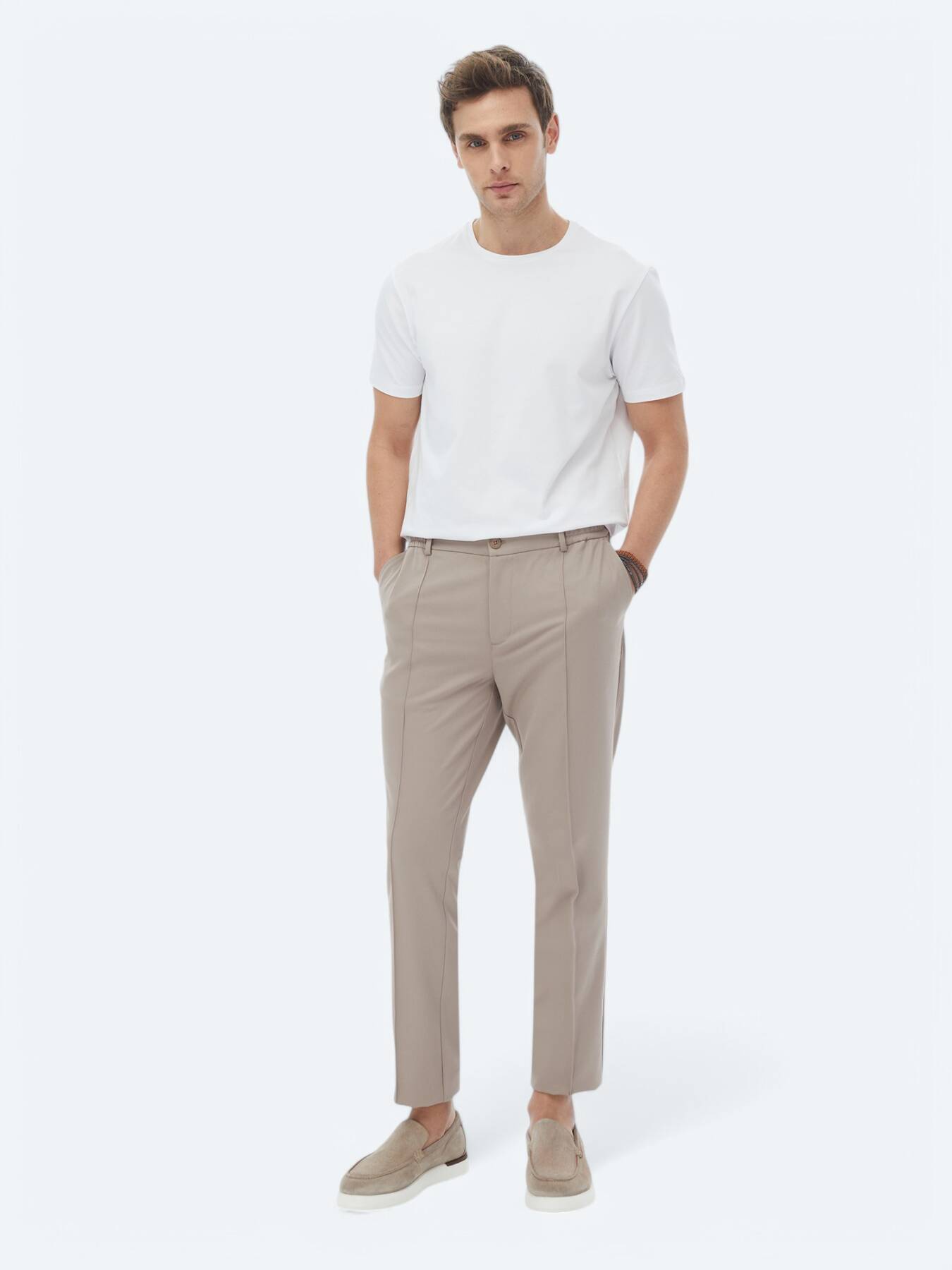 Vizon Dokuma Jogging Fit Casual Pantolon