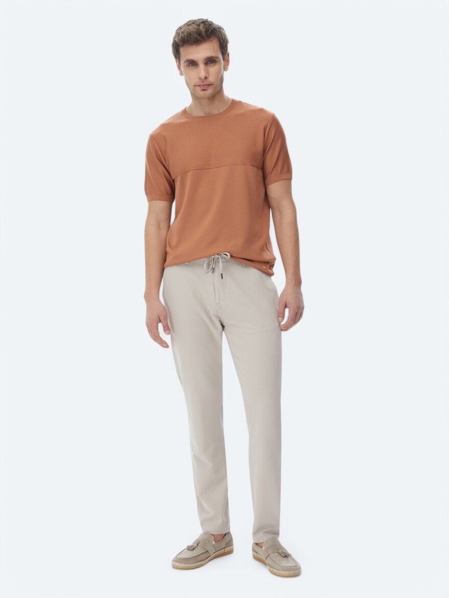 Vizon Dokuma Jogging Fit Casual Pantolon 