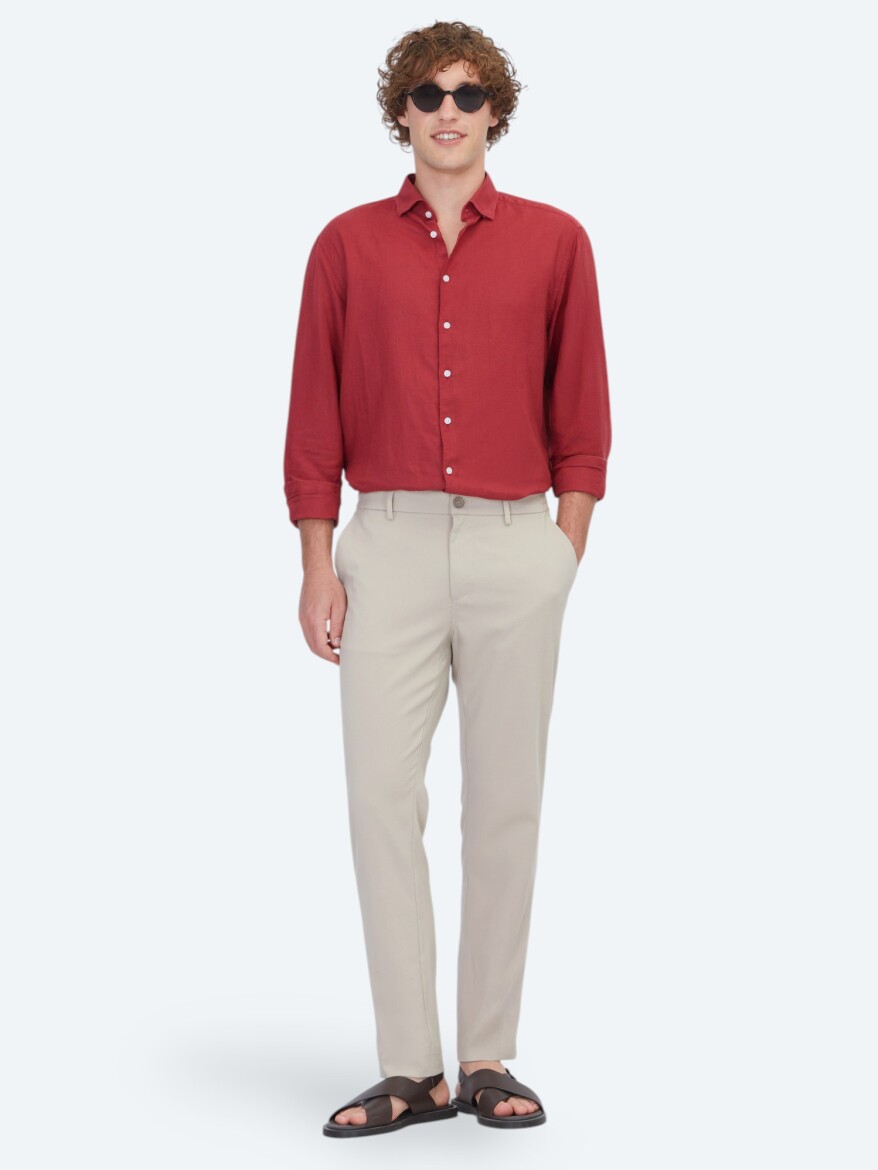 Vizon Dokuma Jogging Fit Casual Pantolon - KİP