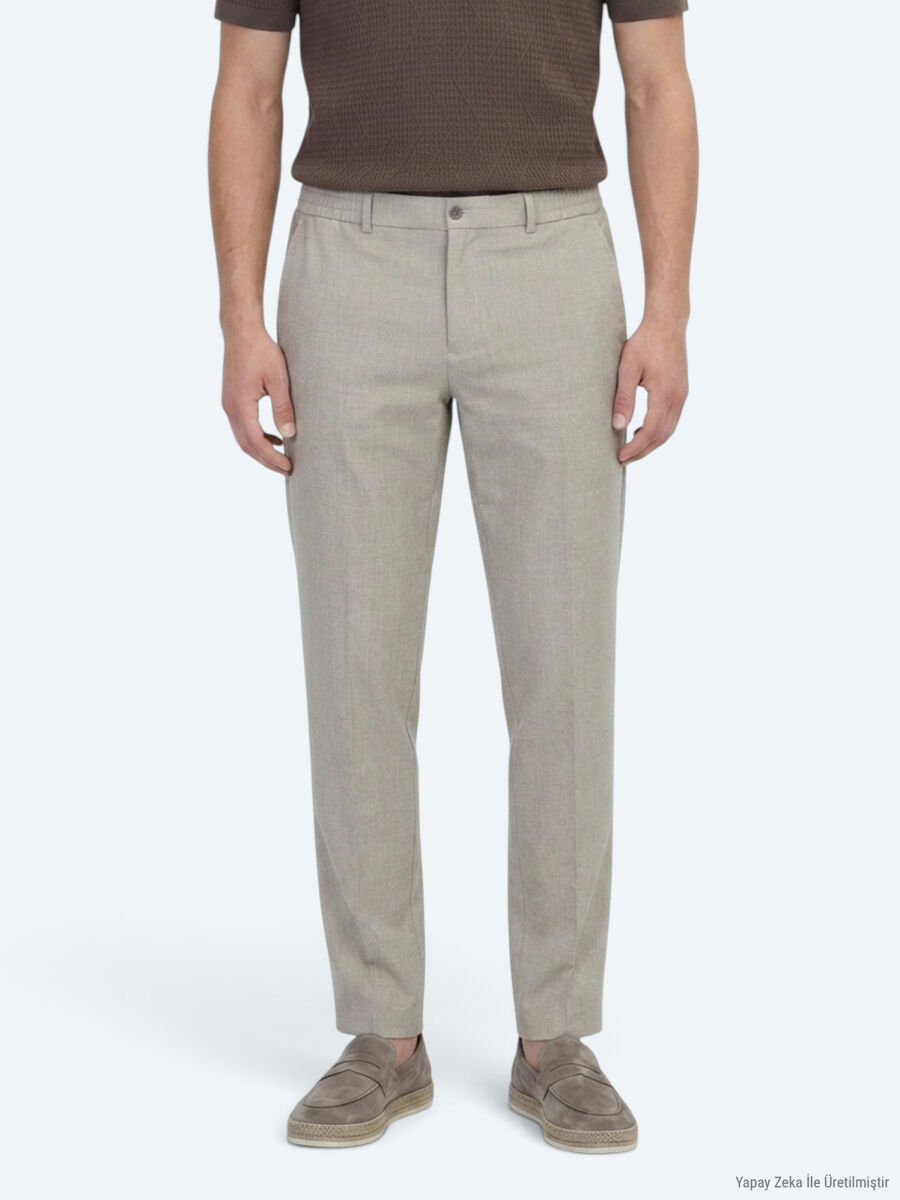Vizon Dokuma Jogging Fit Casual Pantolon - 2