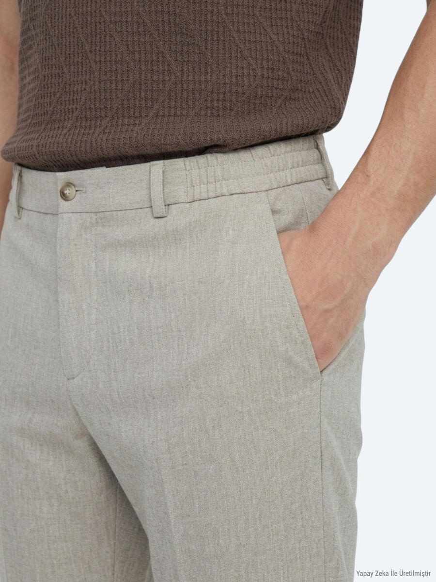 Vizon Dokuma Jogging Fit Casual Pantolon - 3