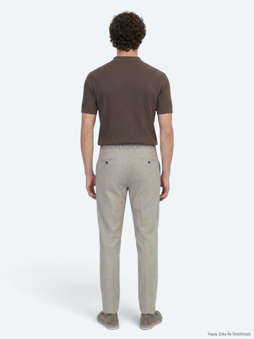 Vizon Dokuma Jogging Fit Casual Pantolon - 5
