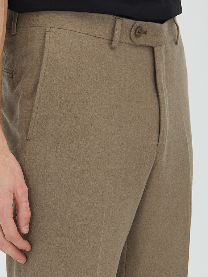 Vizon Düz Dokuma Fitted Fit Klasik Pantolon - 3