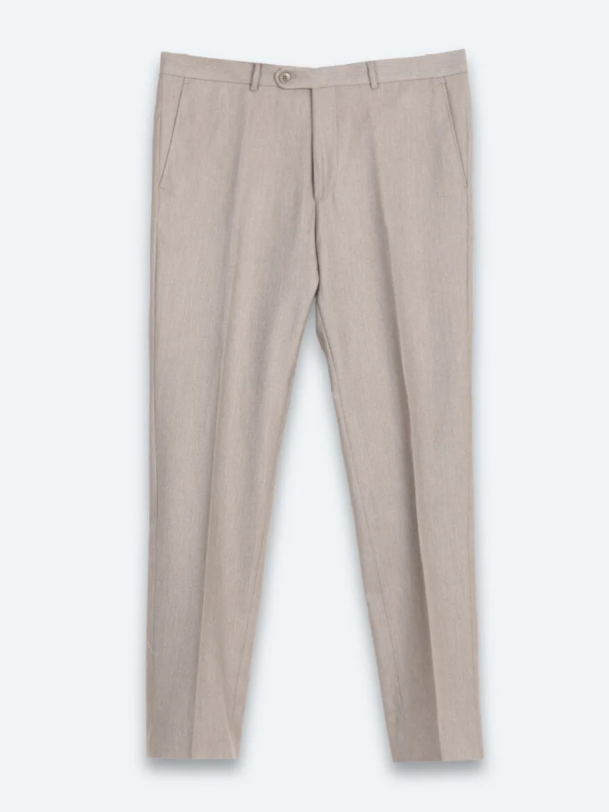 Vizon Düz Dokuma Fitted Fit Klasik Pantolon - 7
