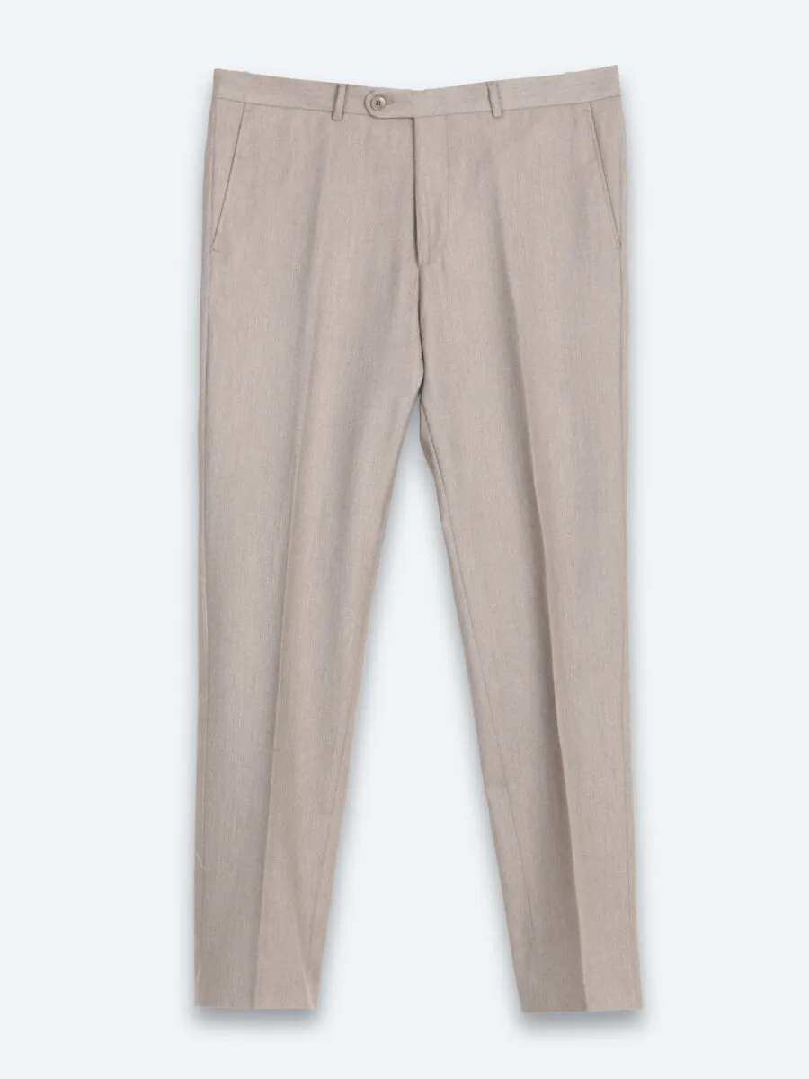 Vizon Düz Dokuma Fitted Fit Klasik Pantolon - 7