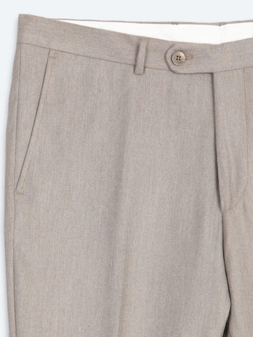 Vizon Düz Dokuma Fitted Fit Klasik Pantolon - 8
