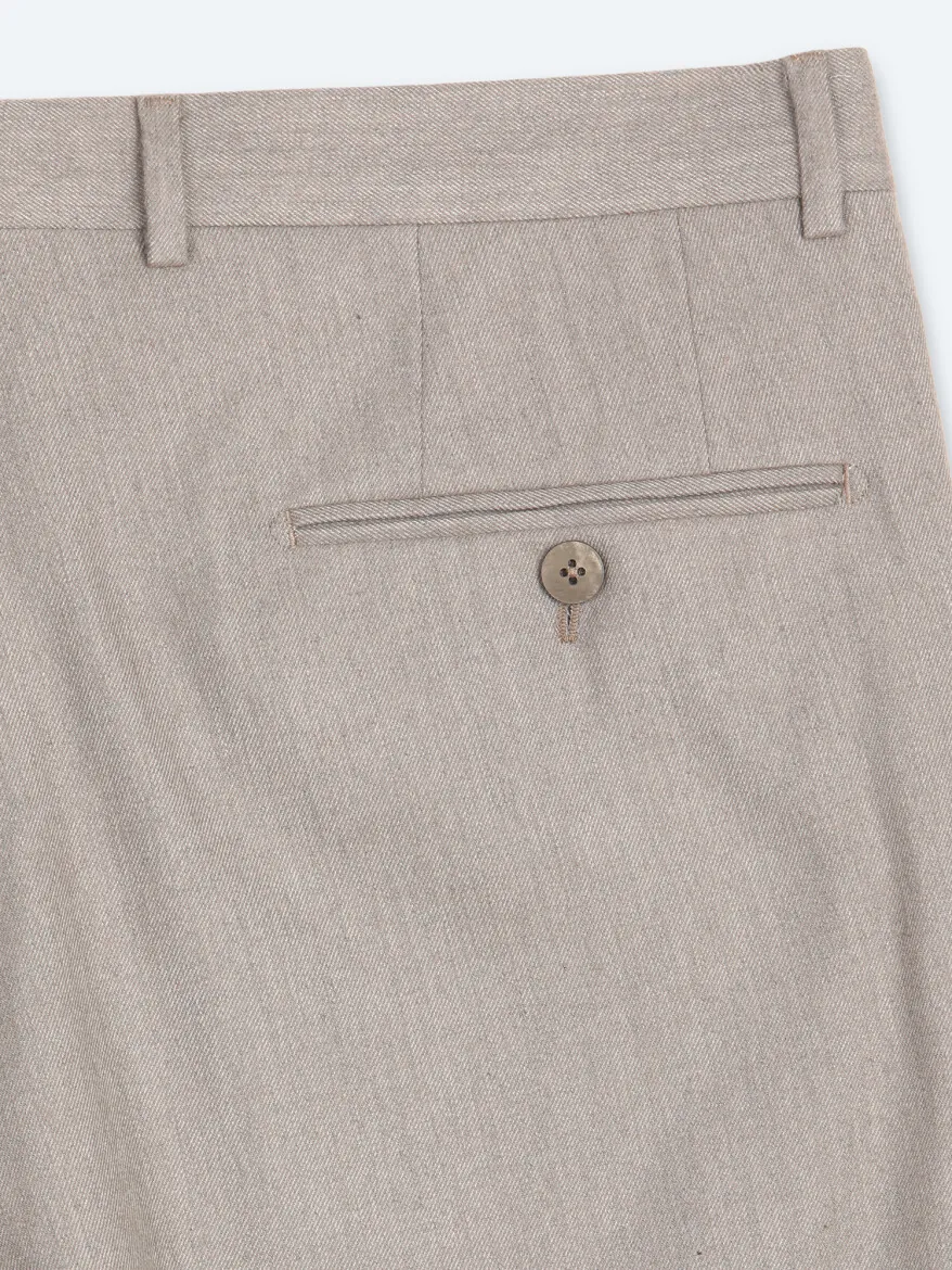 Vizon Düz Dokuma Fitted Fit Klasik Pantolon - 9