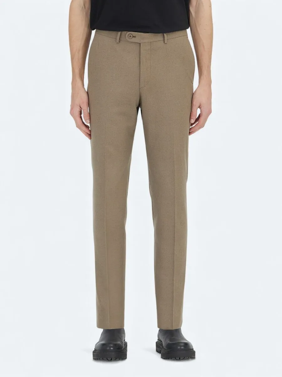 Vizon Düz Dokuma Fitted Fit Klasik Pantolon - 2