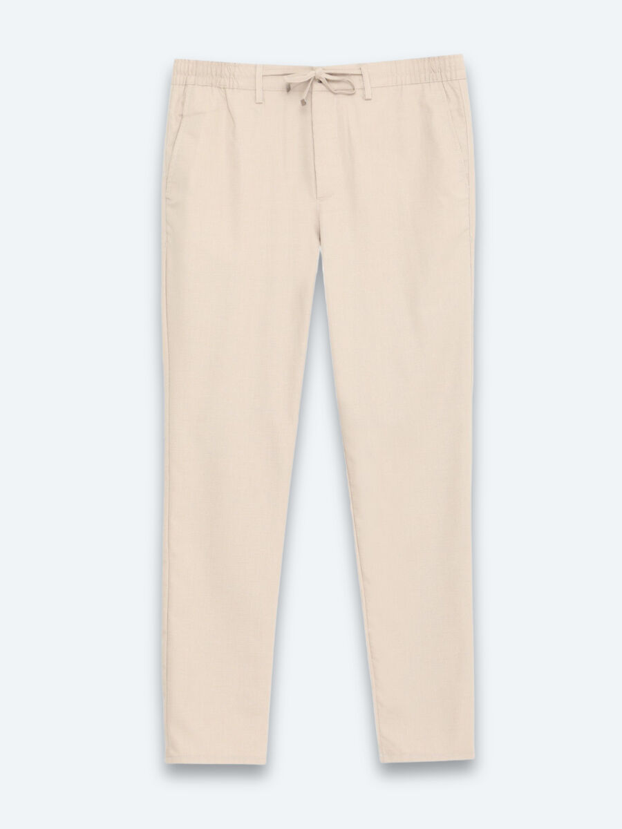 Vizon Düz Dokuma Jogging Fit Casual Pantolon - 6