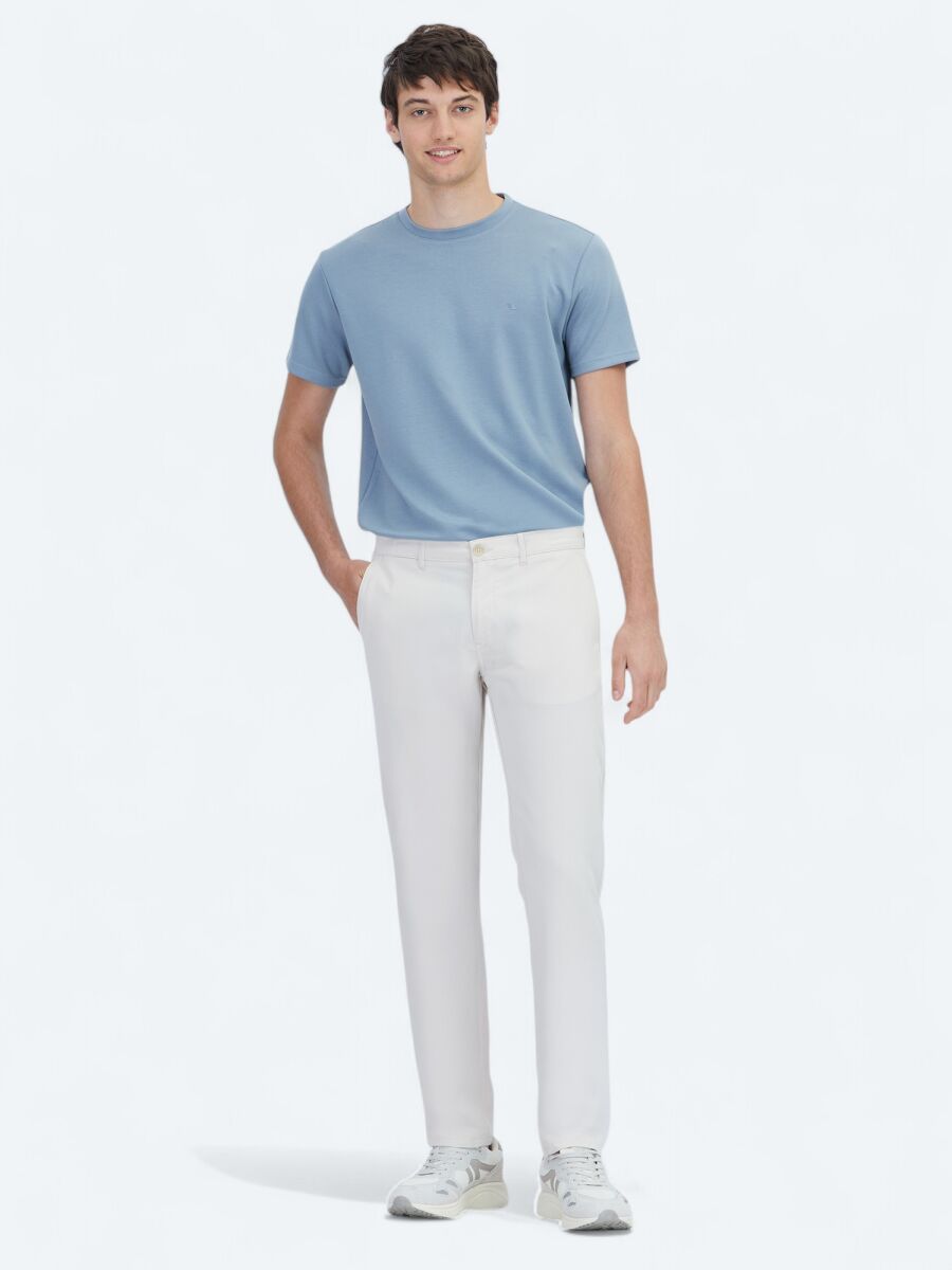Vizon Dokuma Slim Fit Casual Pantolon - 1