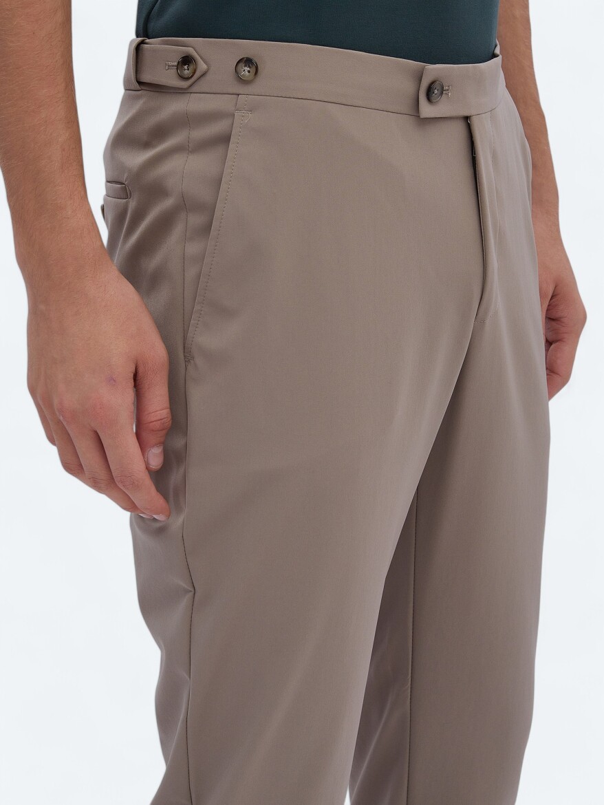 Vizon Düz Modern Fit Kırışmayan Takım Elbise - 5