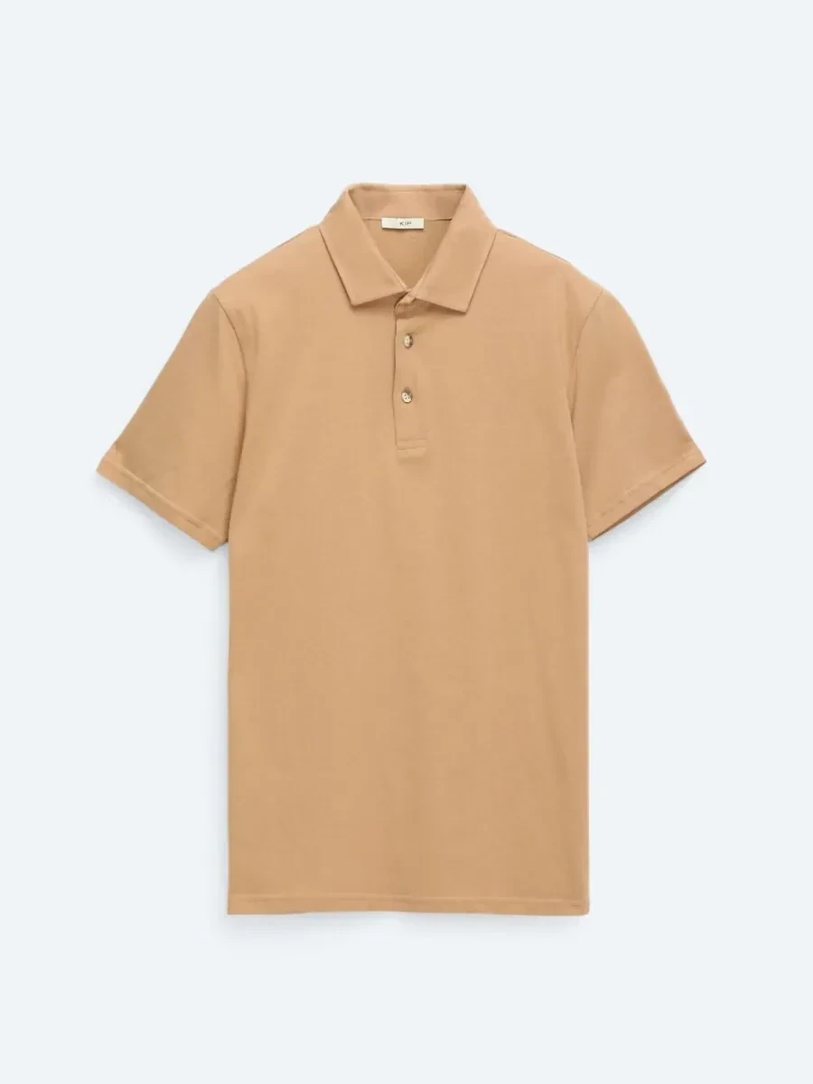 Vizon Düz Polo Yaka %100 Pamuk T-Shirt - 7