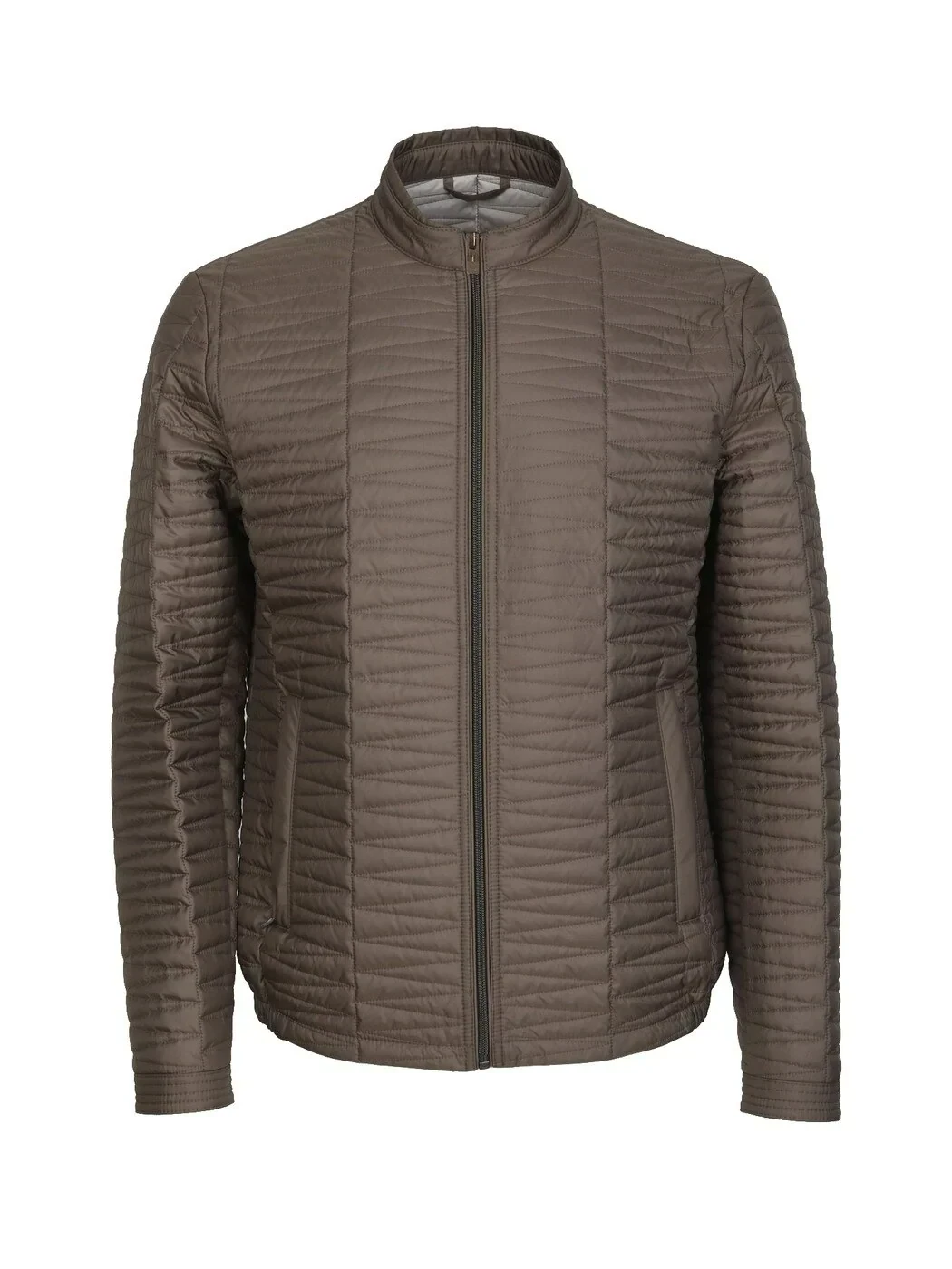 Vizon Regular Fit Dik Yaka Casual Dokuma Mont - 7