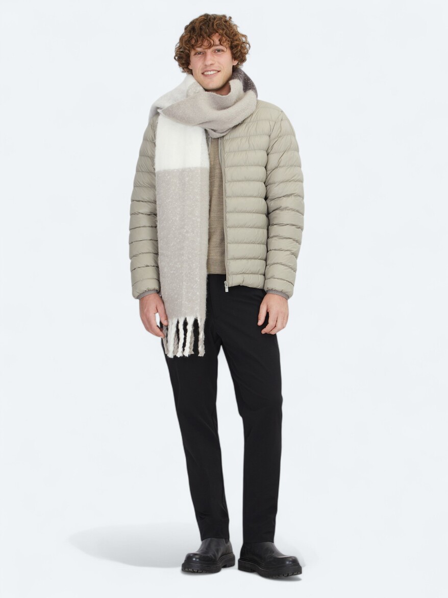 Vizon Regular Fit Dik Yaka Casual Dokuma Mont - 3